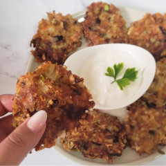 לביבות מצה גבינה וירקות