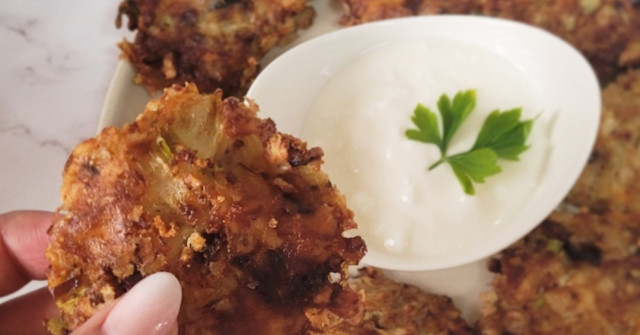 לביבות מצה גבינה וירקות