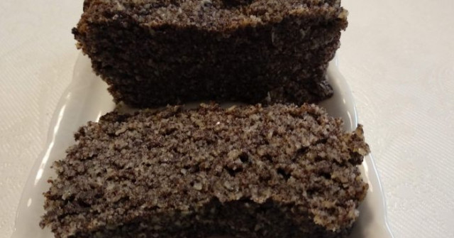 עוגת פרג טבעונית ללא גלוטן